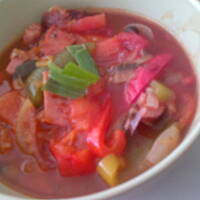 A'la leczo z pieczarkami