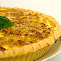 Tarta cebulowa z lisiczką