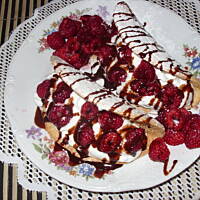 Pieczone omleciki na słodko