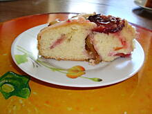 Fot. drakas, Ciasto z owocami ekspresowe i bez tłuszczu