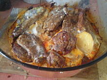 Fot. Kolorowa75, szynka pieczona na ziemniakach