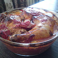 nogi z kurczaka w pomidorach