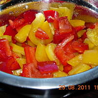 Sałatka z papryki na słodko