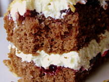 Fot. Krystyna911, Biszkopt kakaowy z masą bułkową