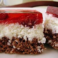 Ciasto kokosowo-wiśniowe