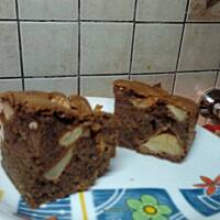 Kakaowy placek z jabłkami