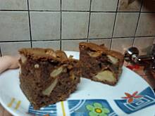 Fot. Darryn, Kakaowy placek z jabłkami