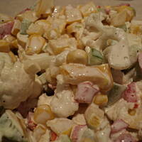 Sałatka kalafiorowa z papryką