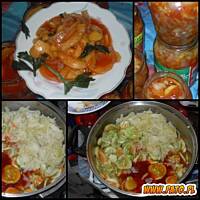 Cukinia, patoison lub ogórki w słodkokwaśnym sosie -  zaprawie