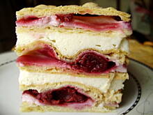 Fot. Krystyna911, Ciasto z wisniami i delikatnym kremem