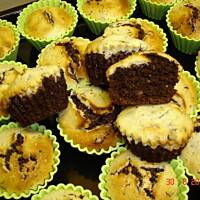 Babeczki czarno-białe