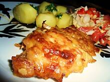 Fot. natalka1, Schab zapiekany z majonezem i ketchupem