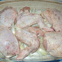 Kurczak zapiekany z ryżem