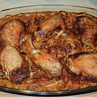 Kurczak zapiekany z ryżem