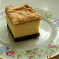 Sernik z bezą na kruchym cieście czekoladowym - pycha!