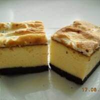 Sernik z bezą na kruchym cieście czekoladowym - pycha!