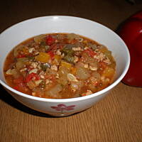 Leczo z cukinią i kurczakiem