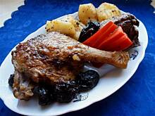 Fot. niebieska-różyczka, Kaczka duszona z owocami