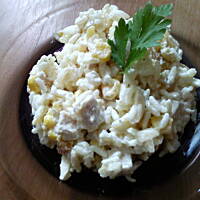 Ananas z kurczakiem i ryżem