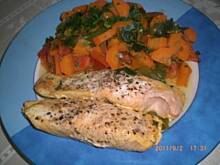 Fot. stokrotka390, losos duszony na warzywach