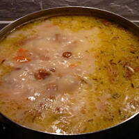 Zupa z kurek z kurczakiem!