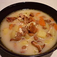 Zupa z kurek z kurczakiem!