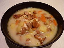 Fot. pralina, Zupa z kurek z kurczakiem!