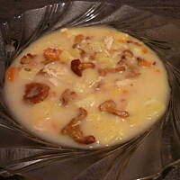 Zupa z kurek z kurczakiem!