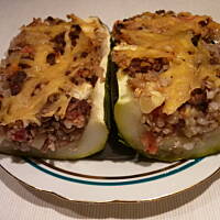 Cukinie faszerowane kaszą!