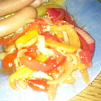 Sałatka paprykowa z pieczarkami w ketchupie do słoika