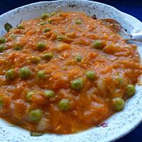 Marchewka zasmażana z dynią i groszkiem