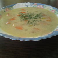 zupa z groszkiem konserwowym