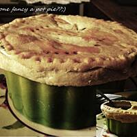 Chicken and mushroom pie