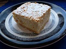 Fot. niebieska-różyczka, Sernik na herbatnikach z kokosem i skórką pomarańczową
