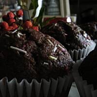 Chocolate and banana muffins