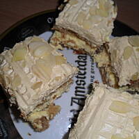 Biszkopt cappucino z ajerkoniakową masą od milenki