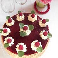 Tort serowo - kajmakowy