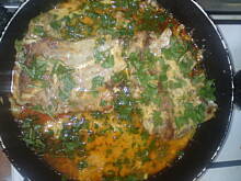 Fot. Kolorowa75, żeberka z rosołu w smacznym sosie