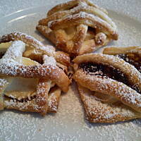 Ciasteczka z jabłkami i powidłami