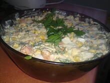 Fot. Kolorowa75, sałatka z warzywami z rosołu