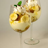 Deser bananowy dla kawoszy