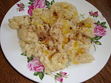 Fot. promyczek71, Kluski kładzione  z jabłkami