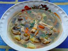 Fot. niebieska-różyczka, Aromatyczna zupa pieczarkowa dla diabetyków