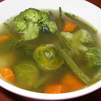 Zielona zupa warzywna