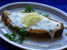 Fot. niebieska-różyczka, Halibut w sosie ziołowym