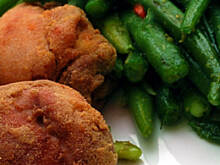 Fot. katy12, Soczysty kurczak w skorupce z fasolką szparagową