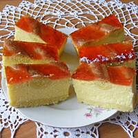 Pyszny sernik z galaretką