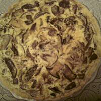 Tarta z grzybami leśnymi