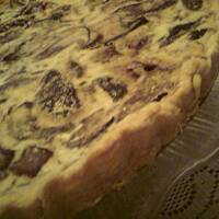 Tarta z grzybami leśnymi