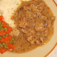 Wieprzowina w jasnym sosie wg M&Ł